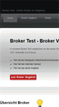 Mobile Screenshot of broker-test.net